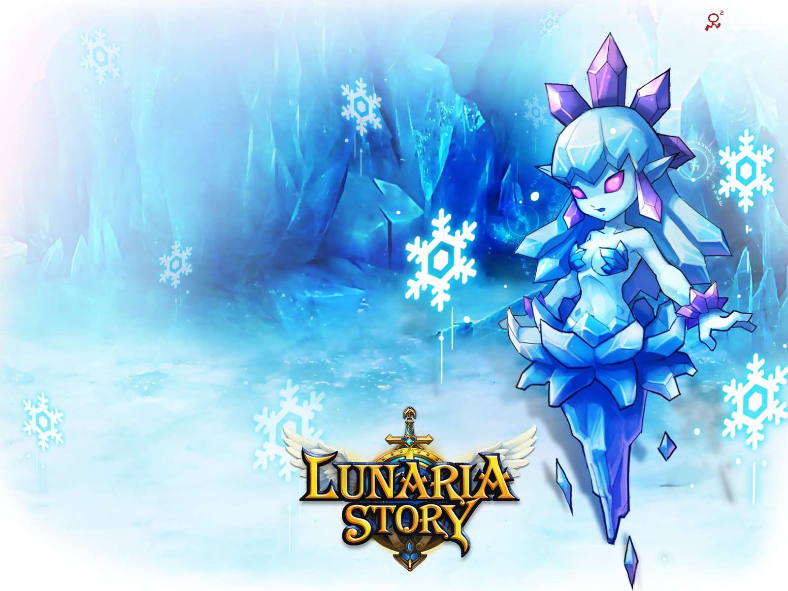 Lunaria Story is a browser based social game, 2D side-scrolling