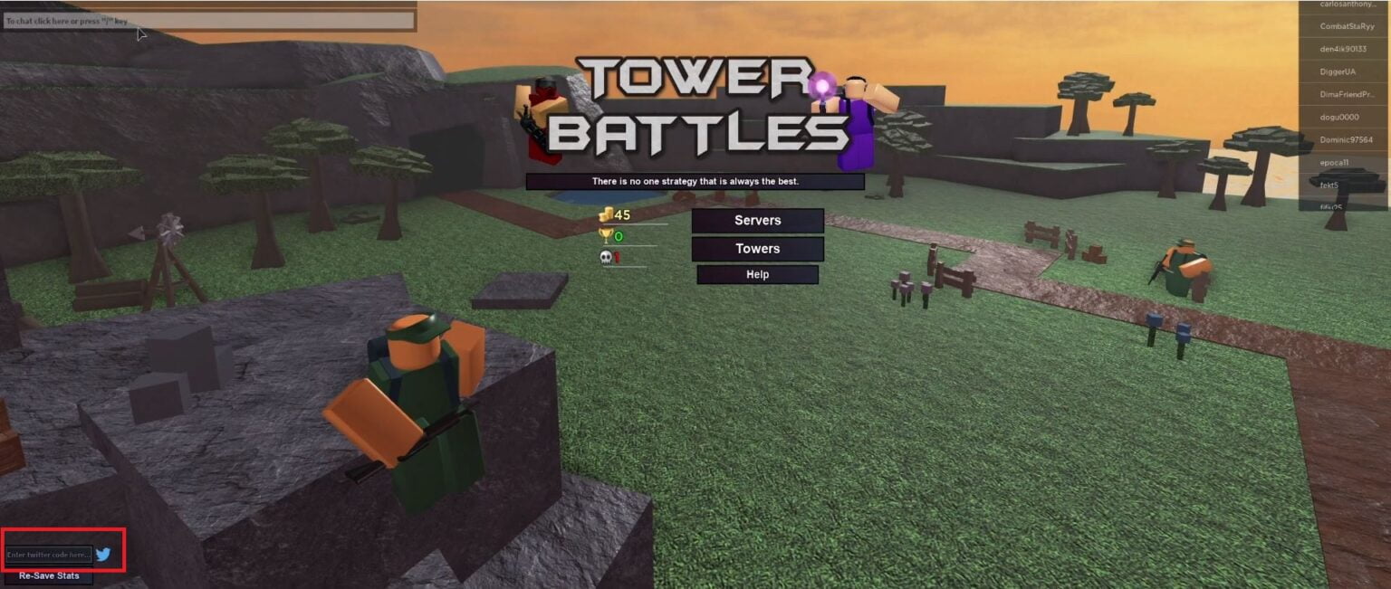 Tower Battles Codes (January 2024) Pivotal Gamers